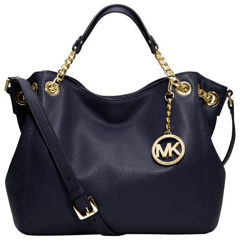 michael kors blue black bag|navy blue michael kors bag.